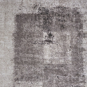 Homeroots 10' Distressed Abstract Area Rug - Durable, Stain-resistant Design For Stylish Home Décor And Comfort Gray,Black,Taupe Polypropylene Blend 617245