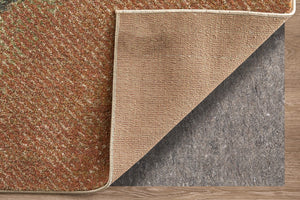 Homeroots 10' X 13' Stylish Abstract Distressed Area Rug - Durable, Stain-resistant, Perfect For Any Space! Brown,Tan,Blue Polypropylene Blend 617249