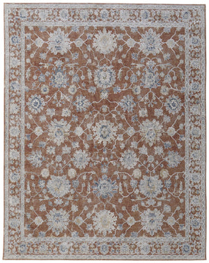 Homeroots 8' Floral Distressed Runner Rug With Fringe - Stylish, Stain-resistant Accent For Any Space Red,Ivory,Blue Polyester Blend 617253