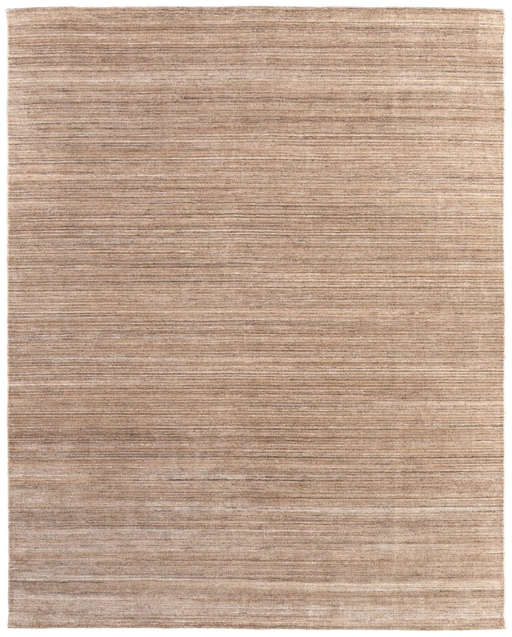 HomeRoots 8' Hand Woven Distressed Area Rug – Artisan Crafted, Soft Texture, Versatile Design for Any Room Tan, Brown, Gray 8' x 10' 617269