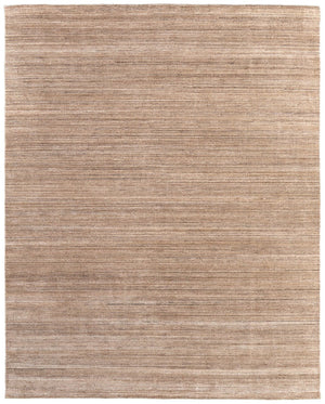 HomeRoots 8' Hand Woven Distressed Area Rug – Artisan Crafted, Soft Texture, Versatile Design for Any Room Tan, Brown, Gray 8' x 10' 617269