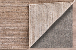 Homeroots 8' Hand Woven Distressed Area Rug - Stain Resistant, Unique Artisan Craftsmanship For Cozy Spaces Tan,Brown,Gray Synthetic 617269