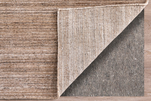 Homeroots 8' Hand Woven Distressed Area Rug - Stain Resistant, Unique Artisan Craftsmanship For Cozy Spaces Tan,Brown,Gray Synthetic 617269