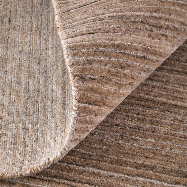 Homeroots 8' Hand Woven Distressed Area Rug - Stain Resistant, Unique Artisan Craftsmanship For Cozy Spaces Tan,Brown,Gray Synthetic 617269