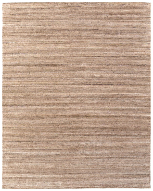 Homeroots 8' Hand Woven Distressed Area Rug - Stain Resistant, Unique Artisan Craftsmanship For Cozy Spaces Tan,Brown,Gray Synthetic 617269