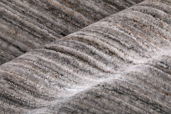 Homeroots 8' Hand Woven Distressed Area Rug - Stain Resistant, Unique Artisan Craftsmanship For Cozy Spaces Gray,Black,Brown Synthetic 617270