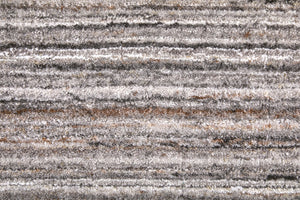 Homeroots 8' Hand Woven Distressed Area Rug - Stain Resistant, Unique Artisan Craftsmanship For Cozy Spaces Gray,Black,Brown Synthetic 617270