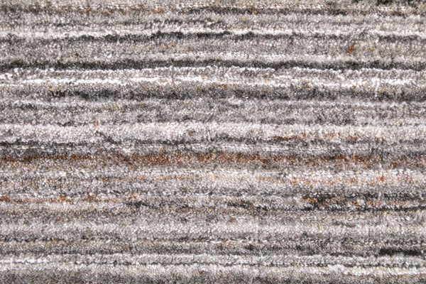 Homeroots 8' Hand Woven Distressed Area Rug - Stain Resistant, Unique Artisan Craftsmanship For Cozy Spaces Gray,Black,Brown Synthetic 617270