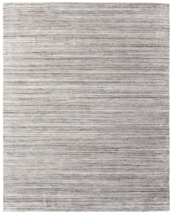 Homeroots 8' Hand Woven Distressed Area Rug - Stain Resistant, Unique Artisan Craftsmanship For Cozy Spaces Gray,Black,Brown Synthetic 617270