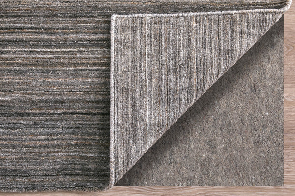 Homeroots 8' Hand Woven Distressed Area Rug - Stain Resistant, Unique Artisan Craftsmanship For Cozy Spaces Black,Gray,Brown Synthetic 617271