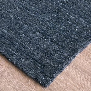 Homeroots 8' Hand Woven Distressed Area Rug - Stain Resistant, Unique Artisan Craftsmanship For Cozy Spaces Blue,Gray Synthetic 617272