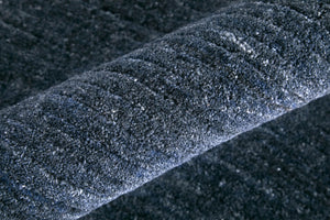 Homeroots 8' Hand Woven Distressed Area Rug - Stain Resistant, Unique Artisan Craftsmanship For Cozy Spaces Blue,Gray Synthetic 617272
