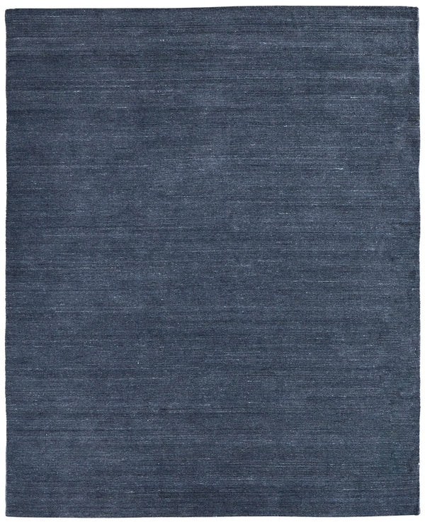 Homeroots 8' Hand Woven Distressed Area Rug - Stain Resistant, Unique Artisan Craftsmanship For Cozy Spaces Blue,Gray Synthetic 617272