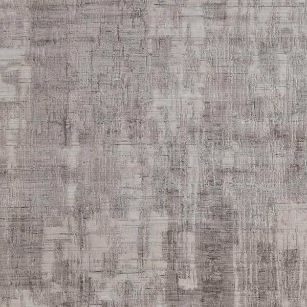 Homeroots 12' Gray And Ivory Abstract Hand Woven Distressed Area Rug - Artisan Crafted For Unique Elegance Gray,Ivory Wool Blend 617293