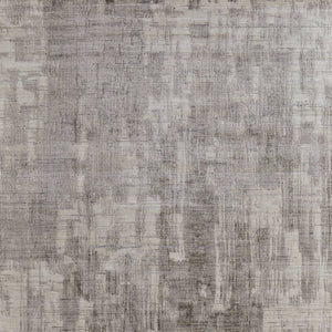 Homeroots 12' Gray And Ivory Abstract Hand Woven Distressed Area Rug - Artisan Crafted For Unique Elegance Gray,Ivory Wool Blend 617293