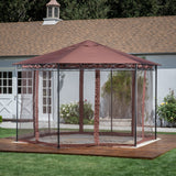 Christopher Knight Home® Noble House Duke Steel 6.5 X 6.5 Ft. Gazebo