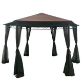 Christopher Knight Home® Duke Steel Gazebo - Perfect for Outdoor Gatherings