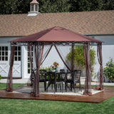 Christopher Knight Home® Noble House Duke Steel 6.5 X 6.5 Ft. Gazebo