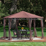 Christopher Knight Home® Noble House Duke Steel 6.5 X 6.5 Ft. Gazebo