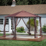 Christopher Knight Home® Noble House Duke Steel 6.5 X 6.5 Ft. Gazebo