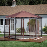 Christopher Knight Home® Noble House Duke Steel 6.5 X 6.5 Ft. Gazebo