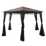 Christopher Knight Home® Noble House Duke Steel 6.5 X 6.5 Ft. Gazebo