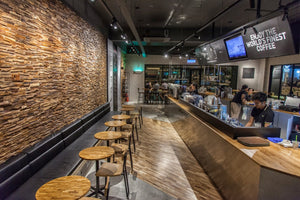 Homeroots Brown 3d Embossed Geometric Teak Wall Panels - Handcrafted Reclaimed Wood For Rustic Home Decor  Solid And Manufactured Wood 617483