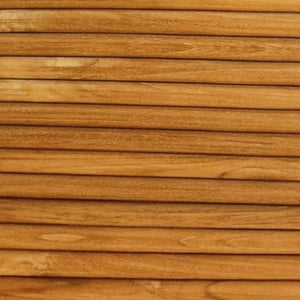 Homeroots Brown 3d Embossed Striped Teak Reclaimed Wood Wall Panels – Stylish, Durable, And Unique Decor Accent  Solid And Manufactured Wood 617486