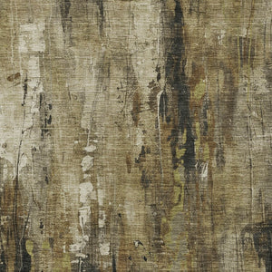 HomeRoots 5' Beige and Taupe Abstract Area Rug – Durable, Washable, Versatile for Indoor and Outdoor Spaces 5' X 8' 617645