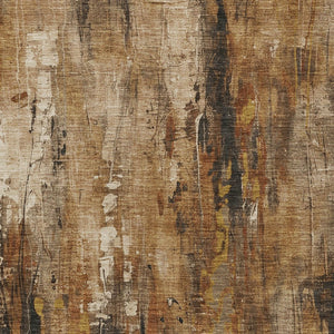 HomeRoots 5' Modern Abstract Taupe Gray and Ivory Area Rug – Washable, Durable for Indoor and Outdoor Spaces 10' X 14' 617679