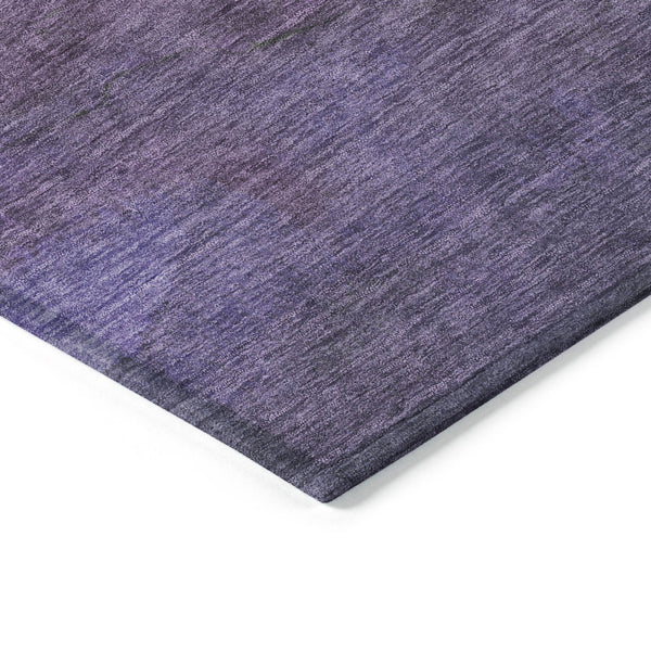 Homeroots 3' Abstract Washable Area Rug - Stylish Blush Mauve & Rust Design For Indoor & Outdoor Spaces Purple Polyester 618149