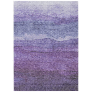 HomeRoots 5' Purple and Lavender Abstract Area Rug - Durable, Washable Design for Indoor and Outdoor Spaces 10' X 14' 618153