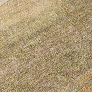 Homeroots 3' Abstract Washable Area Rug - Stylish Blush Mauve & Rust Design For Indoor & Outdoor Spaces Tan Polyester 618156