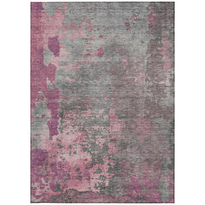 Homeroots 3' X 5' Abstract Washable Indoor Outdoor Area Rug For Stylish Home And Patio Décor Solutions Blush Polyester 618224
