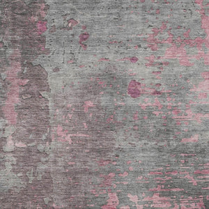 Homeroots 3' X 5' Abstract Washable Indoor Outdoor Area Rug For Stylish Home And Patio Décor Solutions Blush Polyester 618224