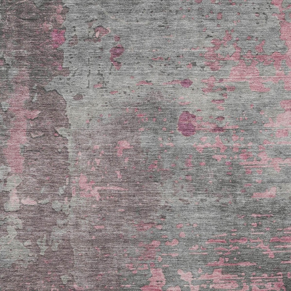 Homeroots 3' X 5' Abstract Washable Indoor Outdoor Area Rug For Stylish Home And Patio Décor Solutions Blush Polyester 618224