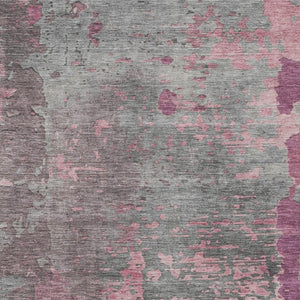 Homeroots 3' X 5' Abstract Washable Indoor Outdoor Area Rug For Stylish Home And Patio Décor Solutions Blush Polyester 618225