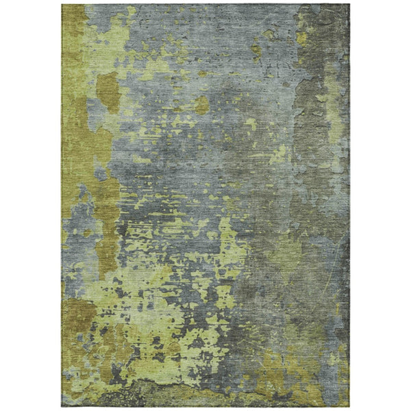 Homeroots 3' X 5' Abstract Washable Indoor Outdoor Area Rug For Stylish Home And Patio Décor Solutions Cactus Polyester 618226