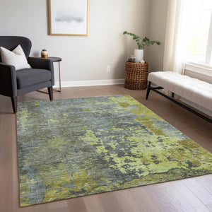 Homeroots 3' X 5' Abstract Washable Indoor Outdoor Area Rug For Stylish Home And Patio Décor Solutions Cactus Polyester 618229