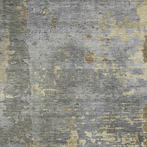 Homeroots 3' X 5' Abstract Washable Indoor Outdoor Area Rug For Stylish Home And Patio Décor Solutions Taupe Polyester 618244