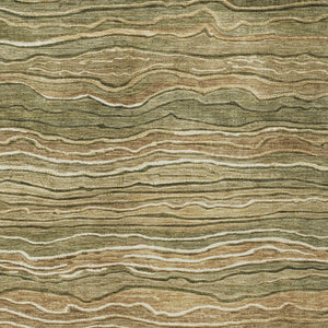 Homeroots 3' Indoor Outdoor Abstract Area Rug - Washable, Stain Resistant, Perfect For High Traffic Spaces Fern Polyester 618278