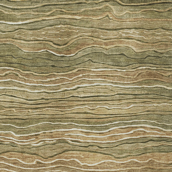 Homeroots 3' Indoor Outdoor Abstract Area Rug - Washable, Stain Resistant, Perfect For High Traffic Spaces Fern Polyester 618278