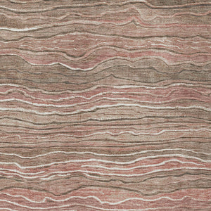 Homeroots 3' Indoor Outdoor Abstract Area Rug - Washable, Stain Resistant, Perfect For High Traffic Spaces Mocha Polyester 618283