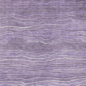 Homeroots 3' Indoor Outdoor Abstract Area Rug - Washable, Stain Resistant, Perfect For High Traffic Spaces Purple Polyester 618290