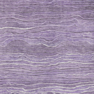 Homeroots 3' Indoor Outdoor Abstract Area Rug - Washable, Stain Resistant, Perfect For High Traffic Spaces Purple Polyester 618291