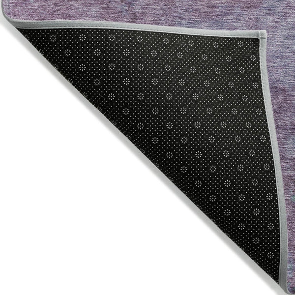 HomeRoots 5' Colorful Abstract Washable Area Rug in Lavender and Teal Blue for Indoor and Outdoor Spaces 5' X 8' 618449
