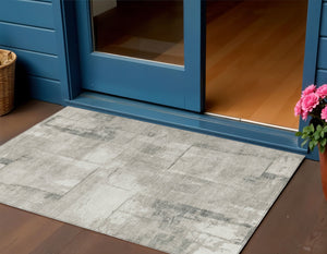 Homeroots 3' Geometric Washable Indoor Outdoor Area Rug – Durable, Stylish, And Perfect For Any Space Beige Polyester 618583