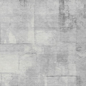 Homeroots 3' Geometric Washable Indoor Outdoor Area Rug – Durable, Stylish, And Perfect For Any Space Gray Polyester 618590