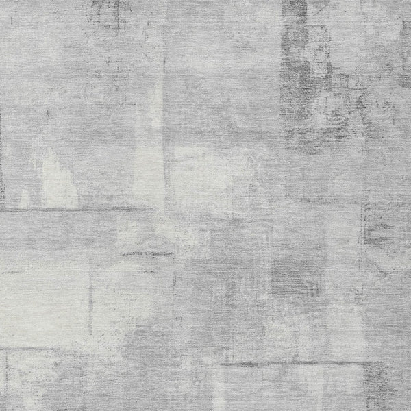 Homeroots 3' Geometric Washable Indoor Outdoor Area Rug – Durable, Stylish, And Perfect For Any Space Gray Polyester 618590