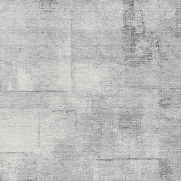 Homeroots 3' Geometric Washable Indoor Outdoor Area Rug – Durable, Stylish, And Perfect For Any Space Gray Polyester 618592